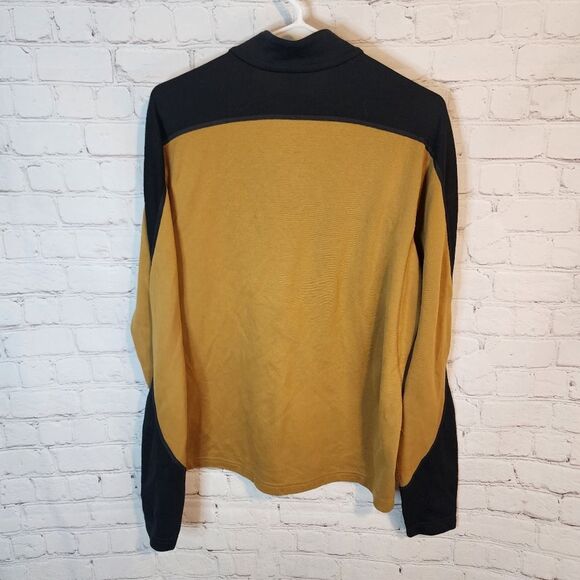 Men's REI Mustard and Black Zip-Up Jacket, Size Largr - Picture 3 of 3